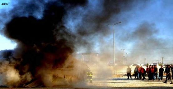 Li kampa AFAD'ê şewat derket: 1 jê giran 3 zarok birîndar bûn