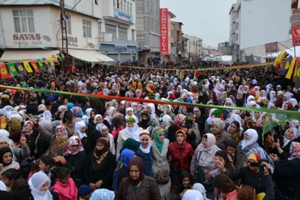 Lice ve Büyükçiftlik'te 8 Mart şölenle kutlandı