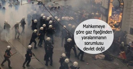 Mahkemeye göre gaz fişeğinden yaralanmanın sorumlusu devlet değil
