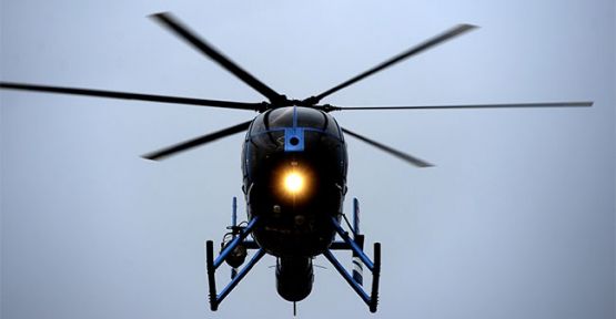 Makedonya'da polis helikopteri düştü