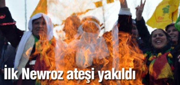 Mardin, Şırnak ve Van'da ilk Newroz ateşi yakıldı