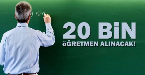 MEB 20 bin sözleşmeli öğretmen alacak