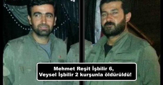 Mehmet Reşit İşbilir 6, Veysel İşbilir 2 kurşunla öldürüldü!