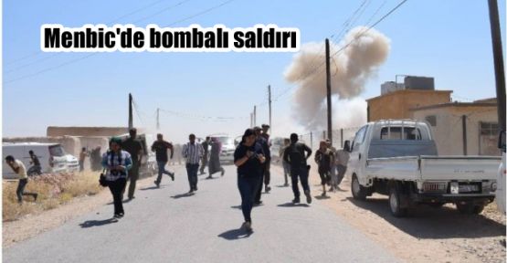 Menbic'de bombalı saldırı