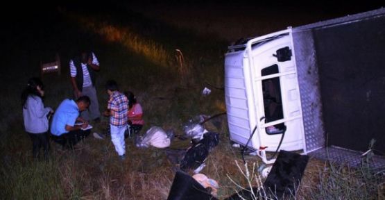 Mersin'de tarım işçilerini taşıyan kamyon devrildi: 1 ölü, 24 yaralı