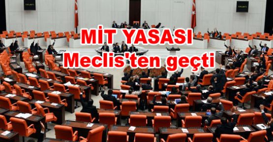 MİT yasası Meclis'ten geçti