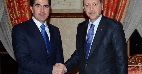 Neçirvan Barzani Erdoğan'la görüştü