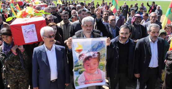 Newroz şehitleri için görkemli tören