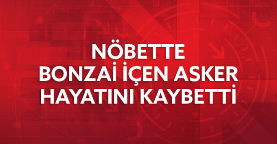 Nöbette Bonzai İçen Asker, Hayatını Kaybetti
