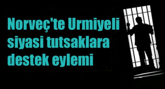 Norveç'te Urmiyeli siyasi tutsaklara destek eylemi
