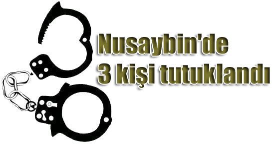 Nusaybin'de 3 kişi tutuklandı