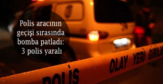 Nusaybin'de patlama: 3 polis yaralandı