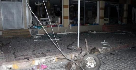 Nusaybin'de polis aracına bombalı saldırı