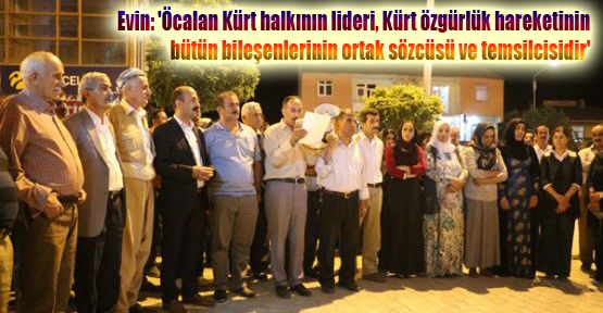 Öcalan'a uygulanan tecrit Şemdinli'de protesto edildi