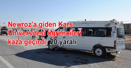Öğrenci servisi kaza yaptı: 20 Yaralı