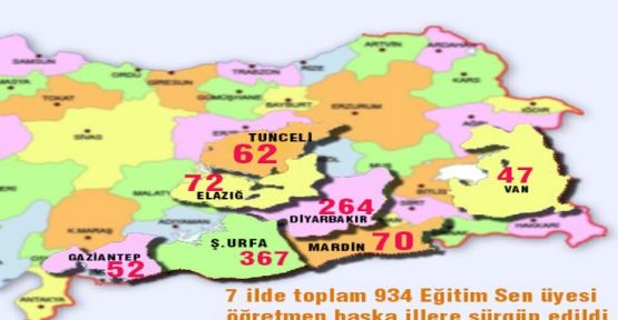 Öğretmen sürgünlerinde sayı büyüyor