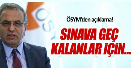 ÖSYM Başkanı: Yeni bir sınav yapılmayacak