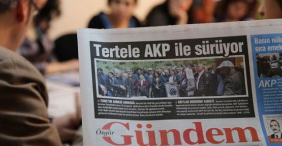 Özgür Gündem'in 37 nöbetçi genel yayın yönetmenine soruşturma
