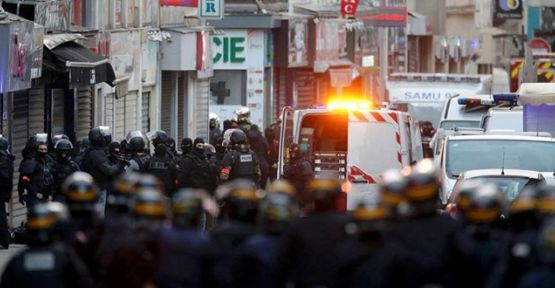 Paris'te operasyon silahlı çatışma çıktı 