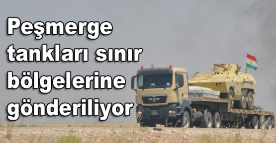 Peşmerge tankları sınır bölgelerine gönderiliyor