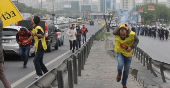 Polis Beşiktaş'ta emekçilere saldırdı: Çok sayıda yaralı var