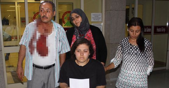 Polis memurun sevgilisi, evden getirdiği bıçakla saldırdı