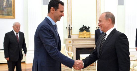 Putin ile Esad, Rusya'da görüştü