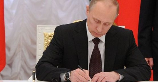 Putin, 'Türk Akımı' projesini onaylayan kararnameyi imzaladı