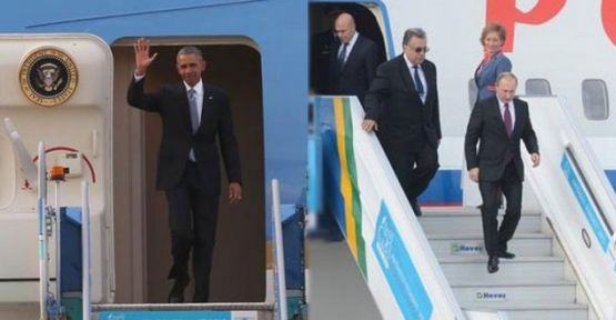 Putin ve Obama, Antalya'ya geldi