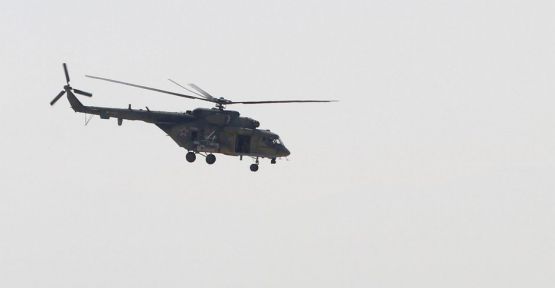 Rus helikopteri denize düştü