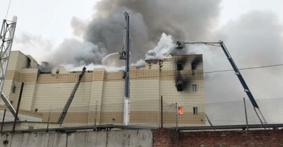 Rusya'da AVM yangını: Ölü sayısı 64'e yükseldi