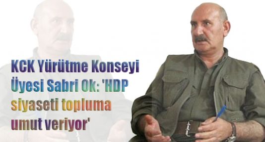 Sabri Ok: 'HDP siyaseti topluma umut veriyor'