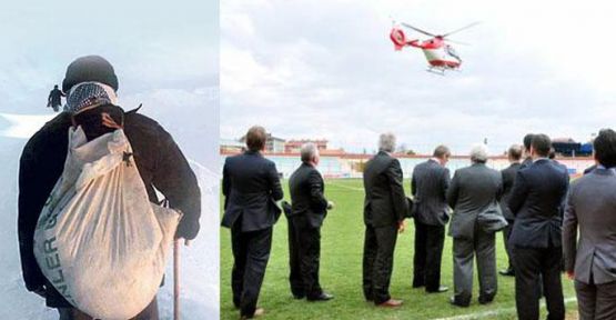 Sağlık Bakanı'nın helikopteri, Muharrem'in cansız bedeni...