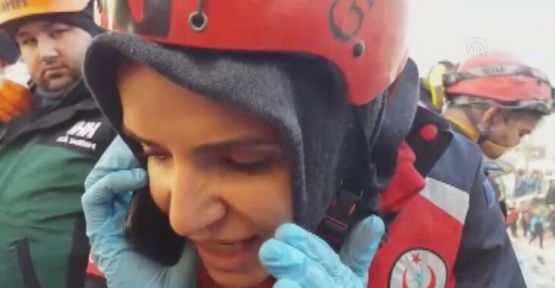 Sağlık görevlisi enkaz altına Kürtçe mesaj gönderdi