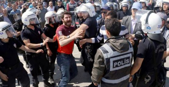Samsun'da HDP mitingine saldırı girişimi