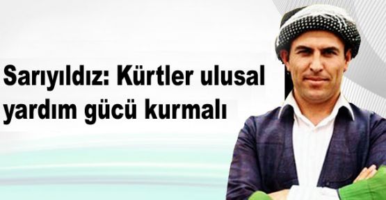 Sarıyıldız: Kürtler ulusal yardım gücü kurmalı