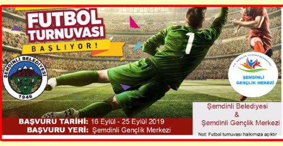 Şemdinli Belediyesi - Şemdinli Gençlik Merkezi Futbol Turnuvası Başlıyor 