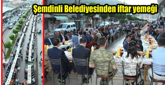 Şemdinli Belediyesinden iftar yemeği