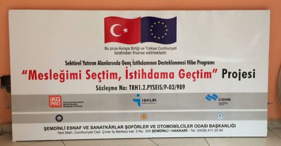 Şemdinli Esnaf Odası Başkanlığı 5 Dalda Eğitmen Alacak!