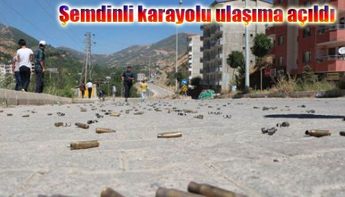 Şemdinli karayolu ulaşıma açıldı