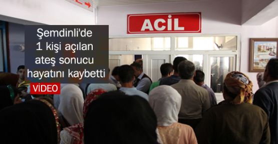 Şemdinli'de 1 kişi açılan ateş sonucu hayatını kaybetti