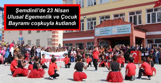 Şemdinli'de 23 Nisan Kutlaması