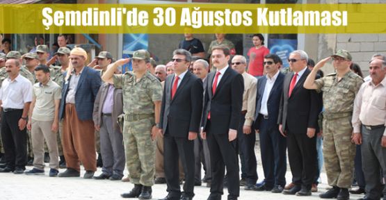 Şemdinli'de 30 Ağustos Kutlaması