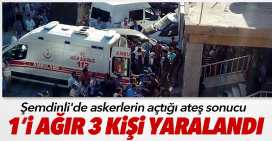 Şemdinli'de 3 kişi askerlerin açtığı ateş sonucu yaralandı
