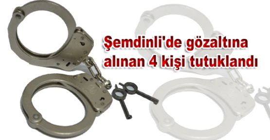 Şemdinli'de 4 kişi tutuklandı