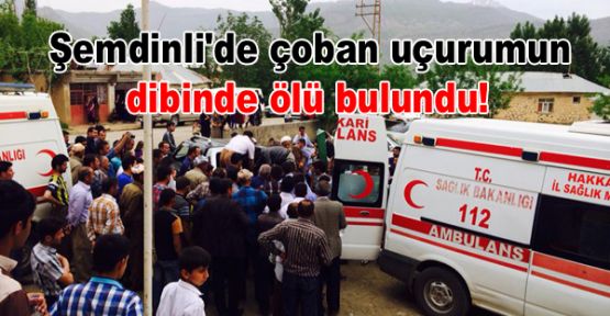 Şemdinli'de bir çoban uçurumun dibinde ölü bulundu!