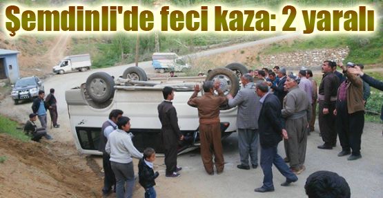 Şemdinli'de feci kaza: 2 yaralı