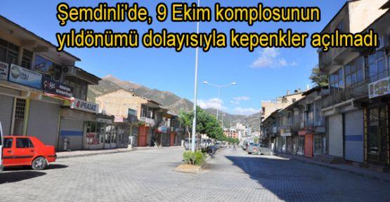 Şemdinli'de kepenkler açılmadı