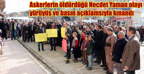Şemdinli'de Necdet Yaman açıklaması