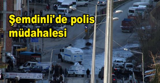 Şemdinli'de polis müdahalesi
